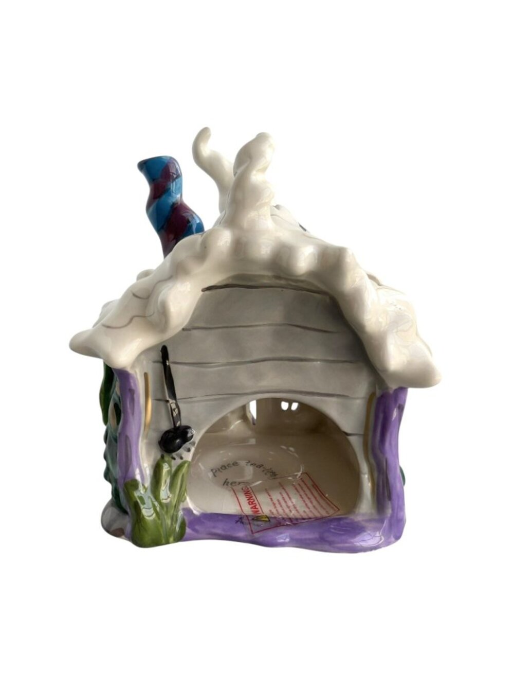 Blue Sky House of Boos Halloween House Ghost Tealight Heather Goldminc 2009 - Picture 5 of 7